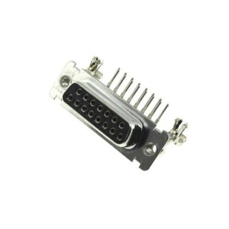 Itt Cannon DSUB 15F PCB STR C GF TIN DAMC15SJA197